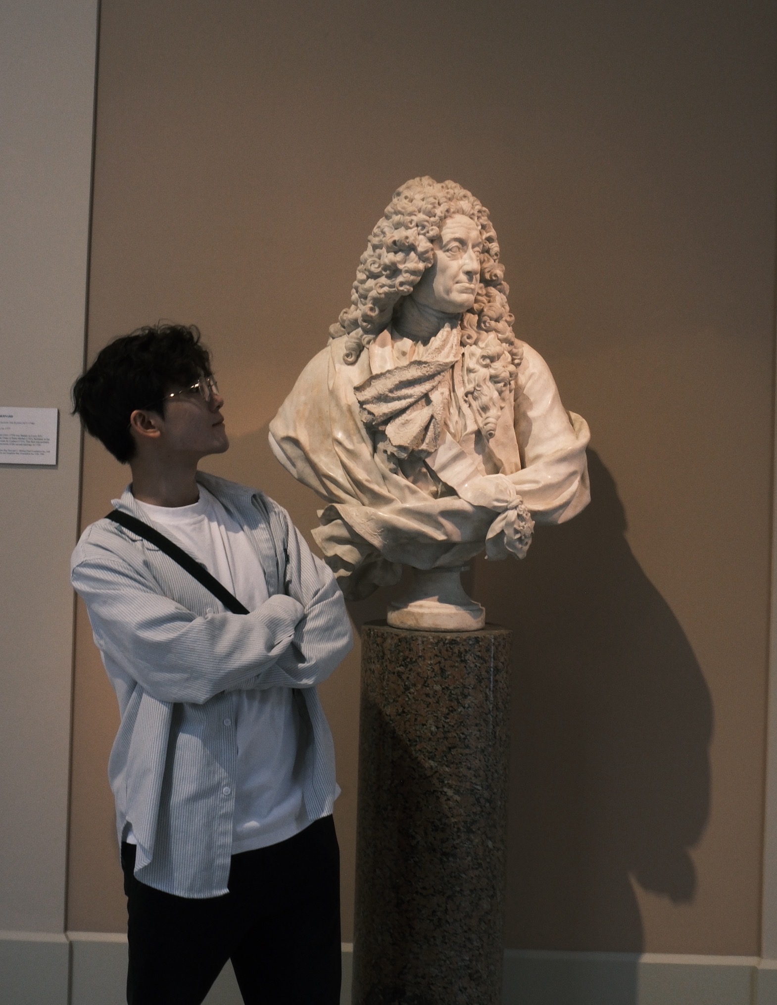 At an art museum in New York City.