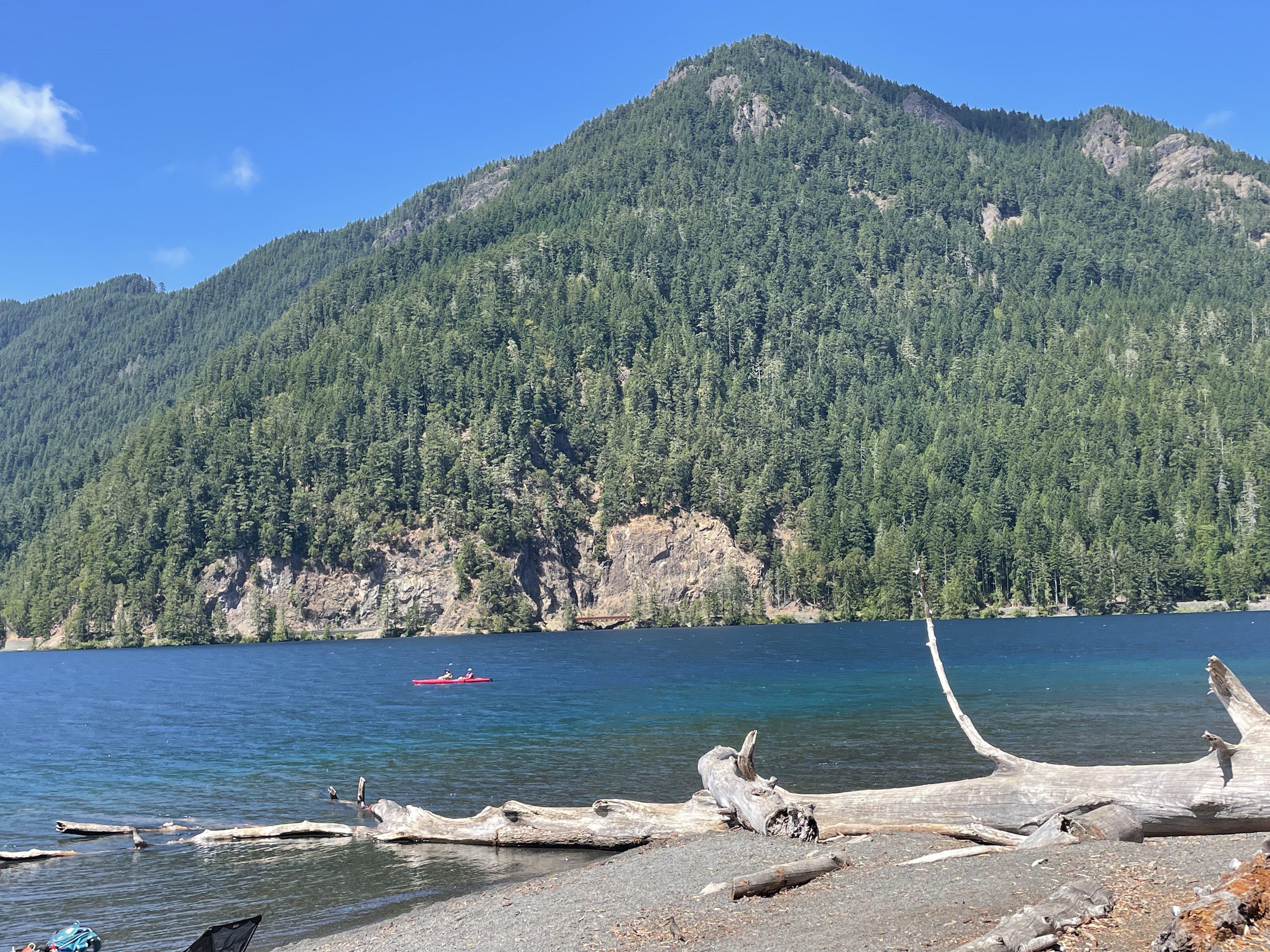 A stunning lake in Olympic National Park.